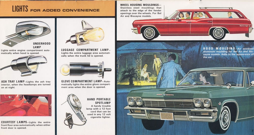 1965 Chevrolet Accessories Booklet Page 1